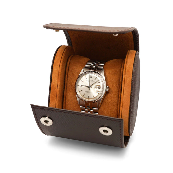 Uhrenrolle aus Leder für 1 Uhr [Braun] Uhrenrollen Sprezzi 